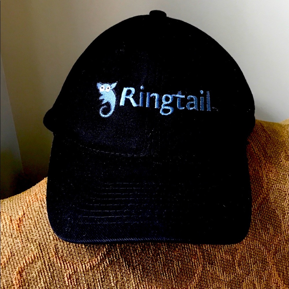 Cloth Ringtail baseball hat w/ adjustable Velcro. Great protection from the sun!